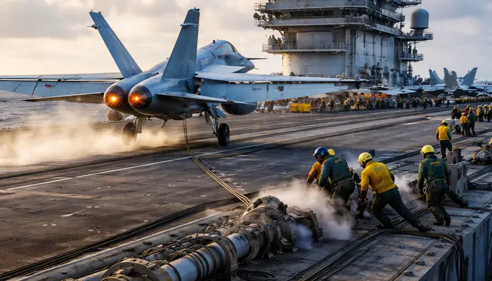 'Warped Decks': How the USS Abraham Lincoln prevents heavy jets from bending its steel runway