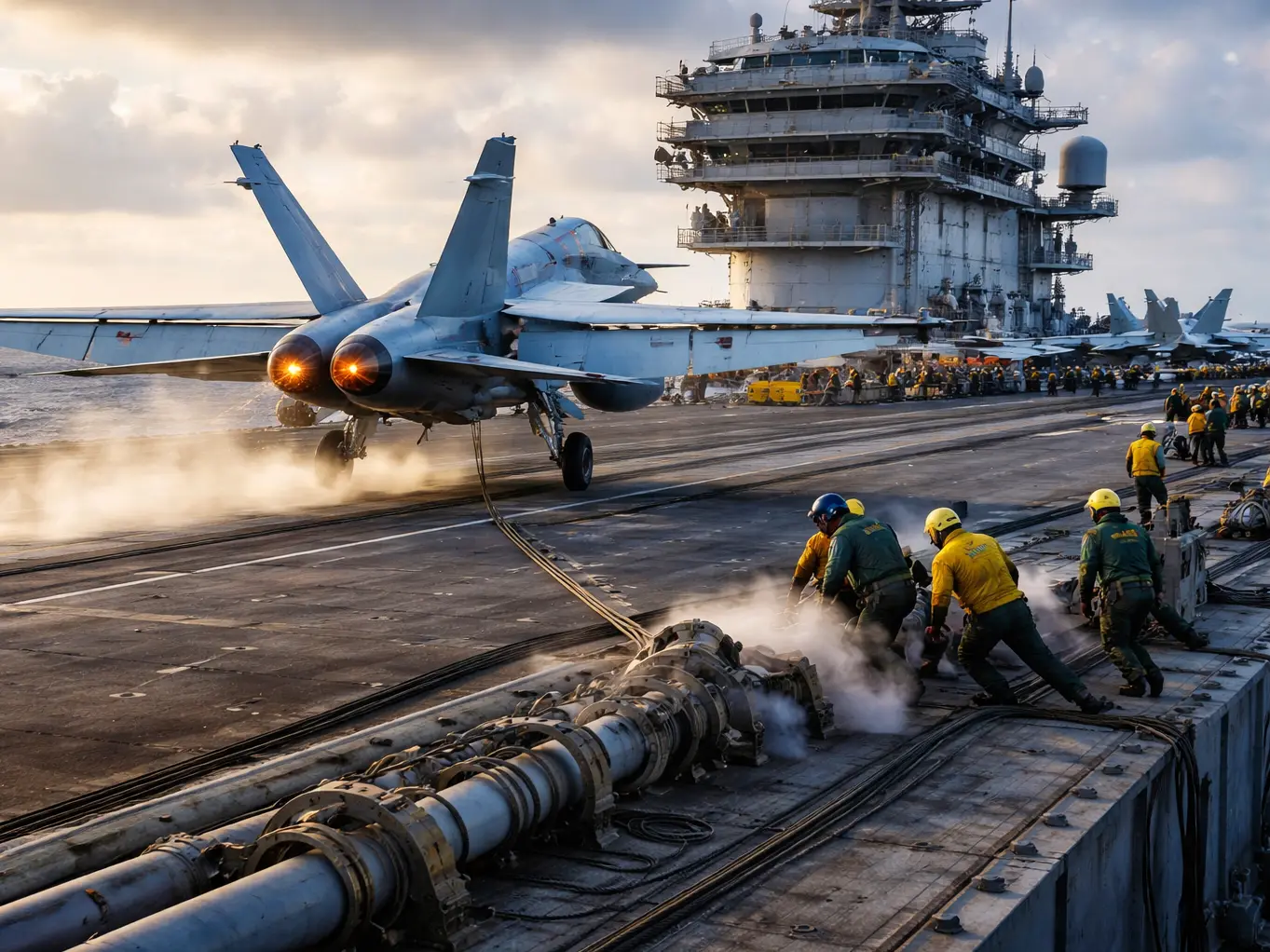 'Warped Decks': How the USS Abraham Lincoln prevents heavy jets from bending its steel runway