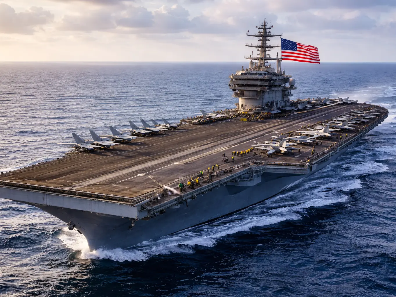 Why USS Abraham Lincoln crews mostly depend on frozen food