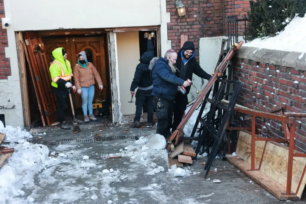 New York ramming attack targets Chabad headquarters