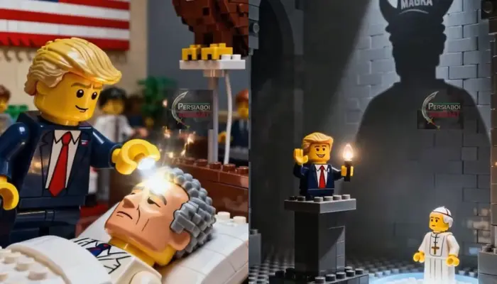 'Fake Jesus!': Iran turns Trump's deleted AI-image into a viral LEGO diss track amid Pope row | In pics