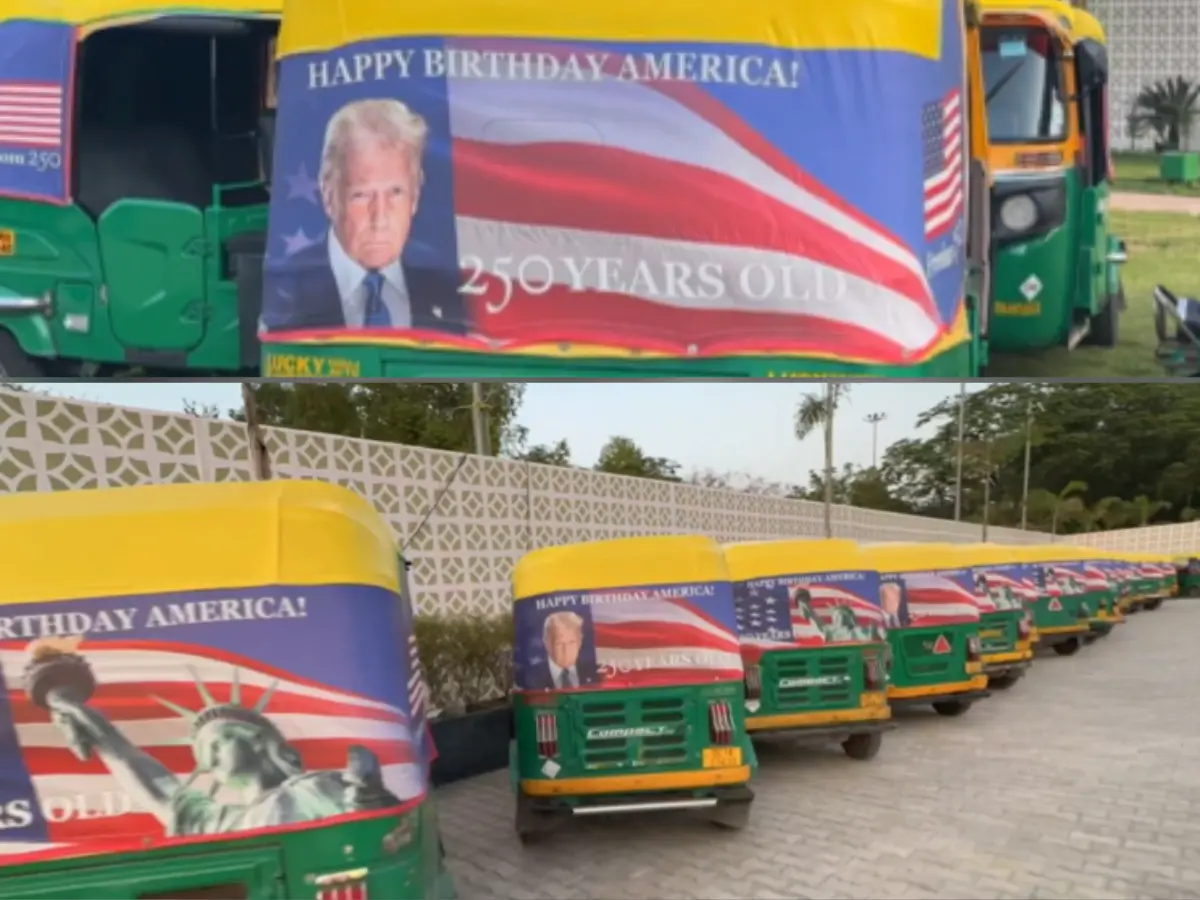 ‘Freedom 250’ on three wheels: US embassy launches national tour with Trump-themed autos in India ‘Freedom 250’ on three wheels: US embassy launches national tour with Trump-themed autos in India