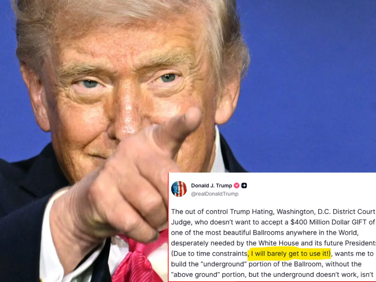 Trump rants against judge on White House ballroom ruling - 'no future President can ever be safe'