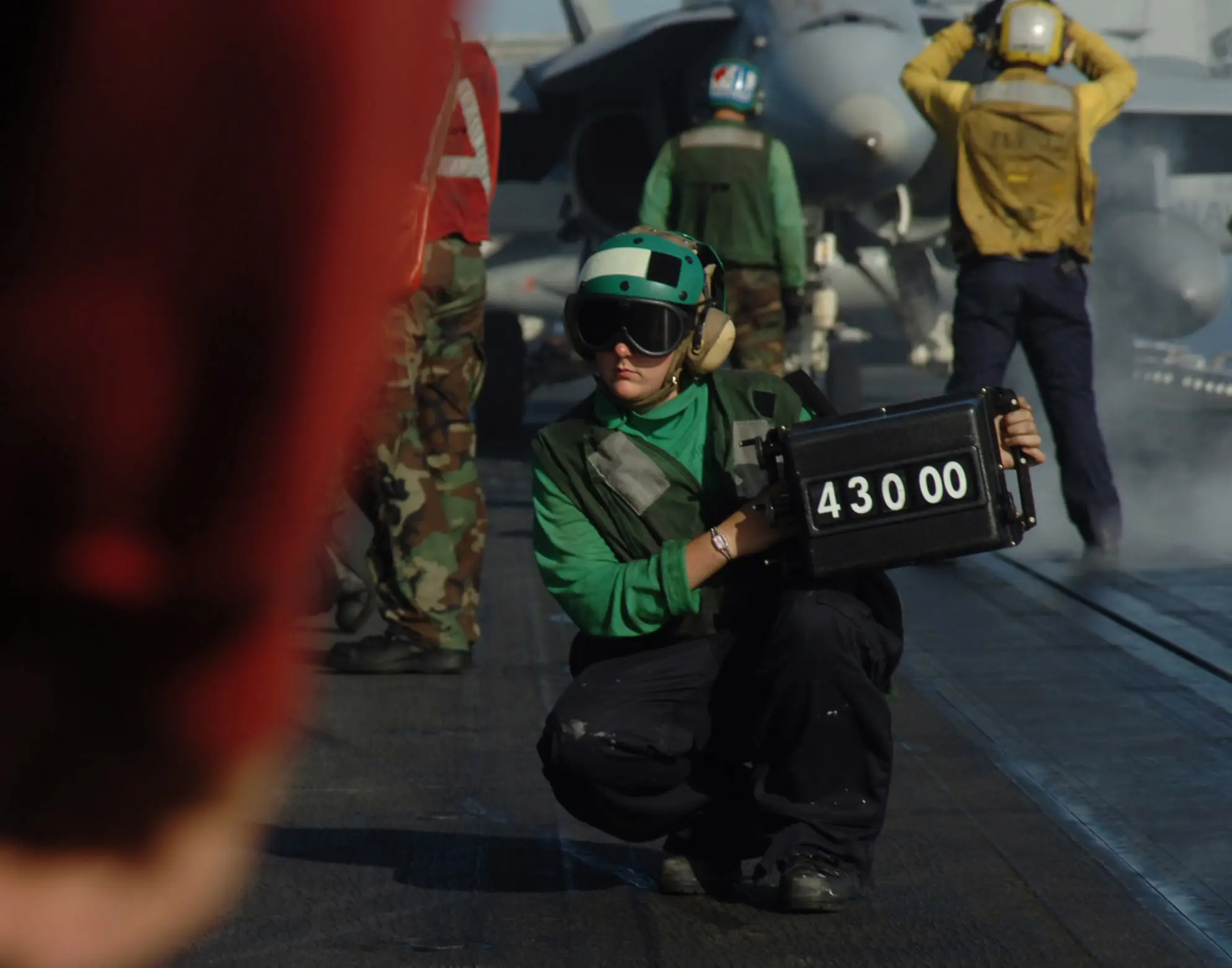 Verifying Weight and Catapult Readiness