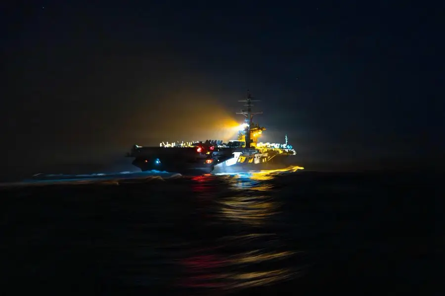 The control centre at sea
