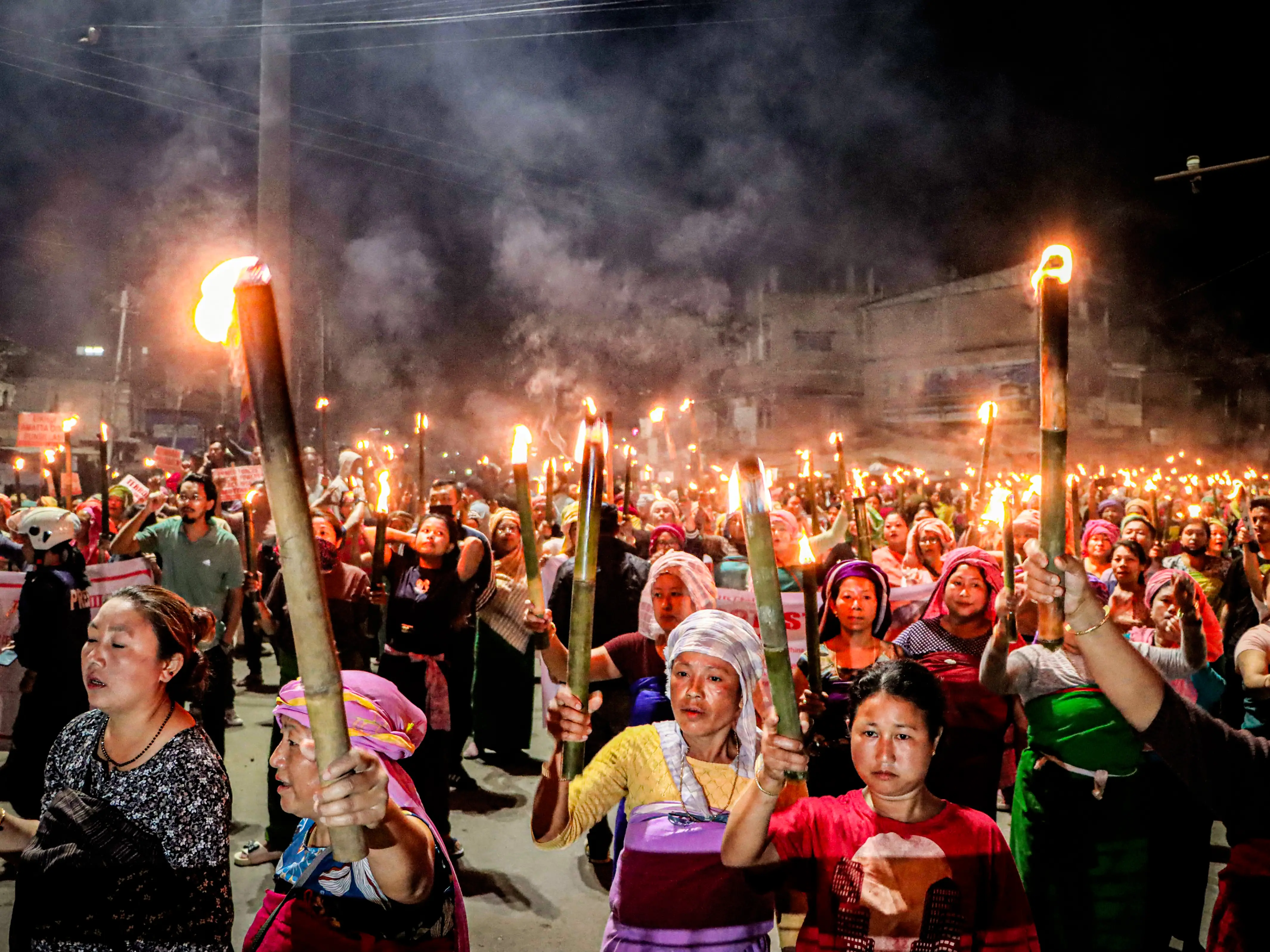 Manipur violence escalates: two killed in Ukhrul ambush, protests intensify in Imphal valley Manipur violence escalates: two killed in Ukhrul ambush, protests intensify in Imphal valley