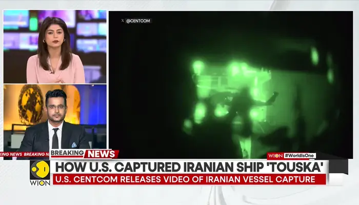 US-Iran War: US Military Releases Video of Iranian Vessel Intercepted in Hormuz