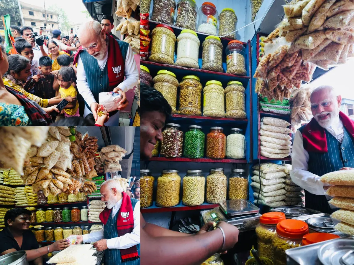 'I eat onions..': PM Modi's 'jhalmuri' break amid West Bengal Assembly election campaign goes viral - VIDEO