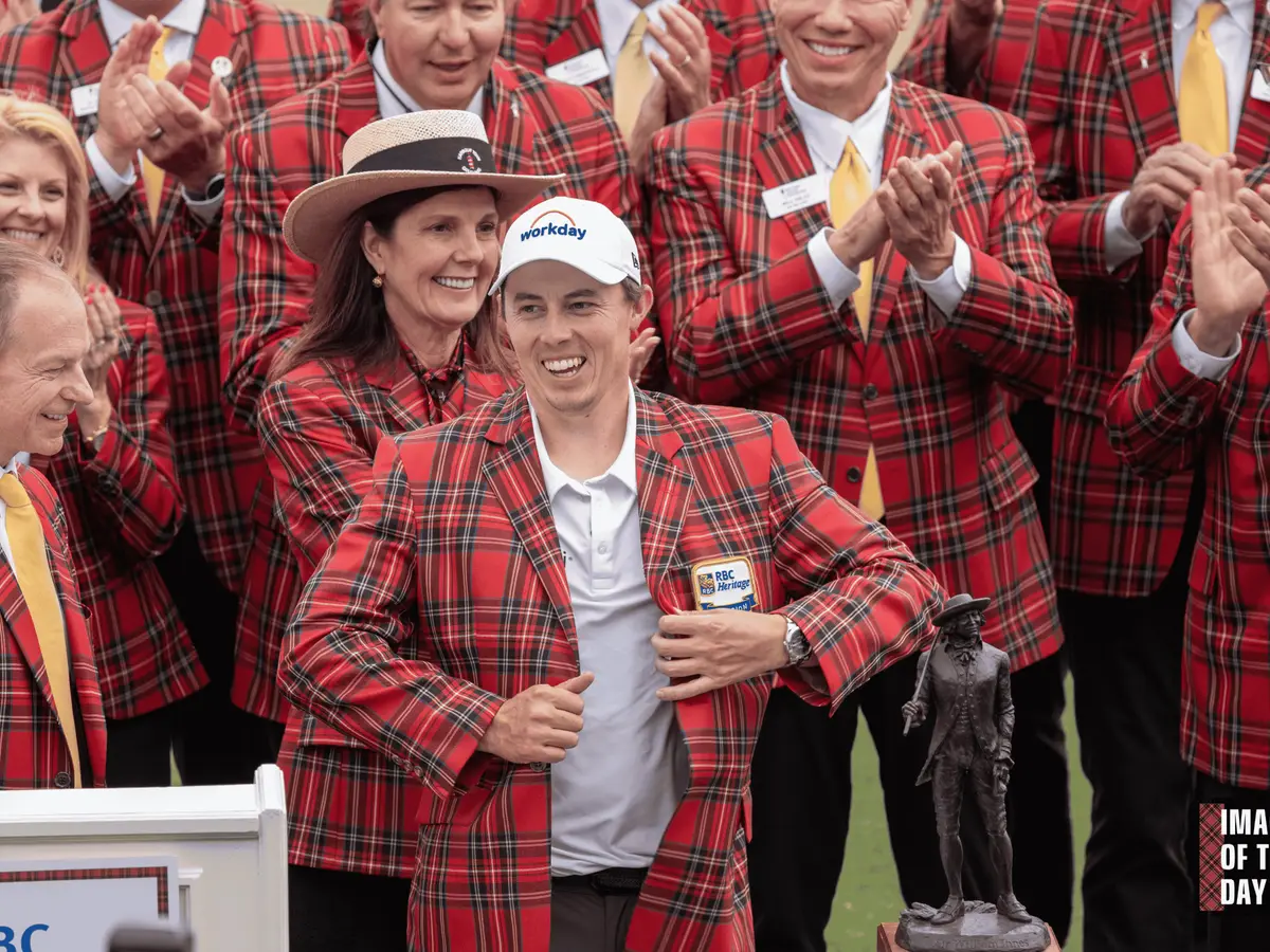 RBC Heritage: Matt Fitzpatrick hits 'out of world shot' to beat Scottie Scheffler in playoff - WATCH