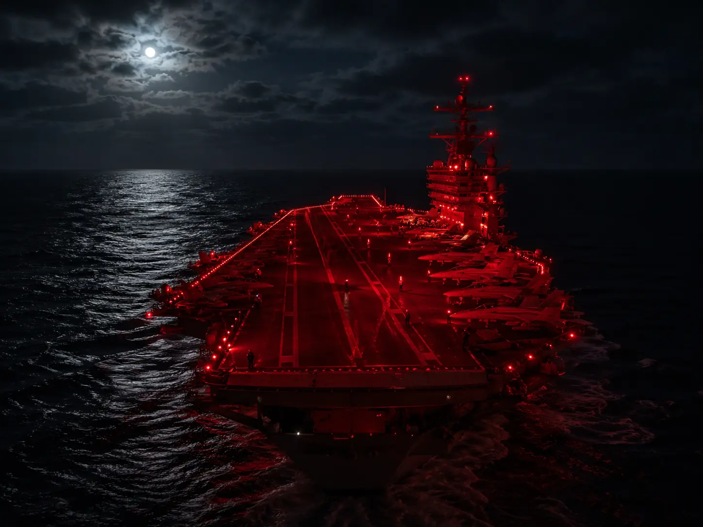 4.5-Acre Pitch-Black Flight Deck