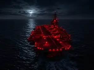 'Red hallways': Why the USS Abraham Lincoln uses red lights after sunset