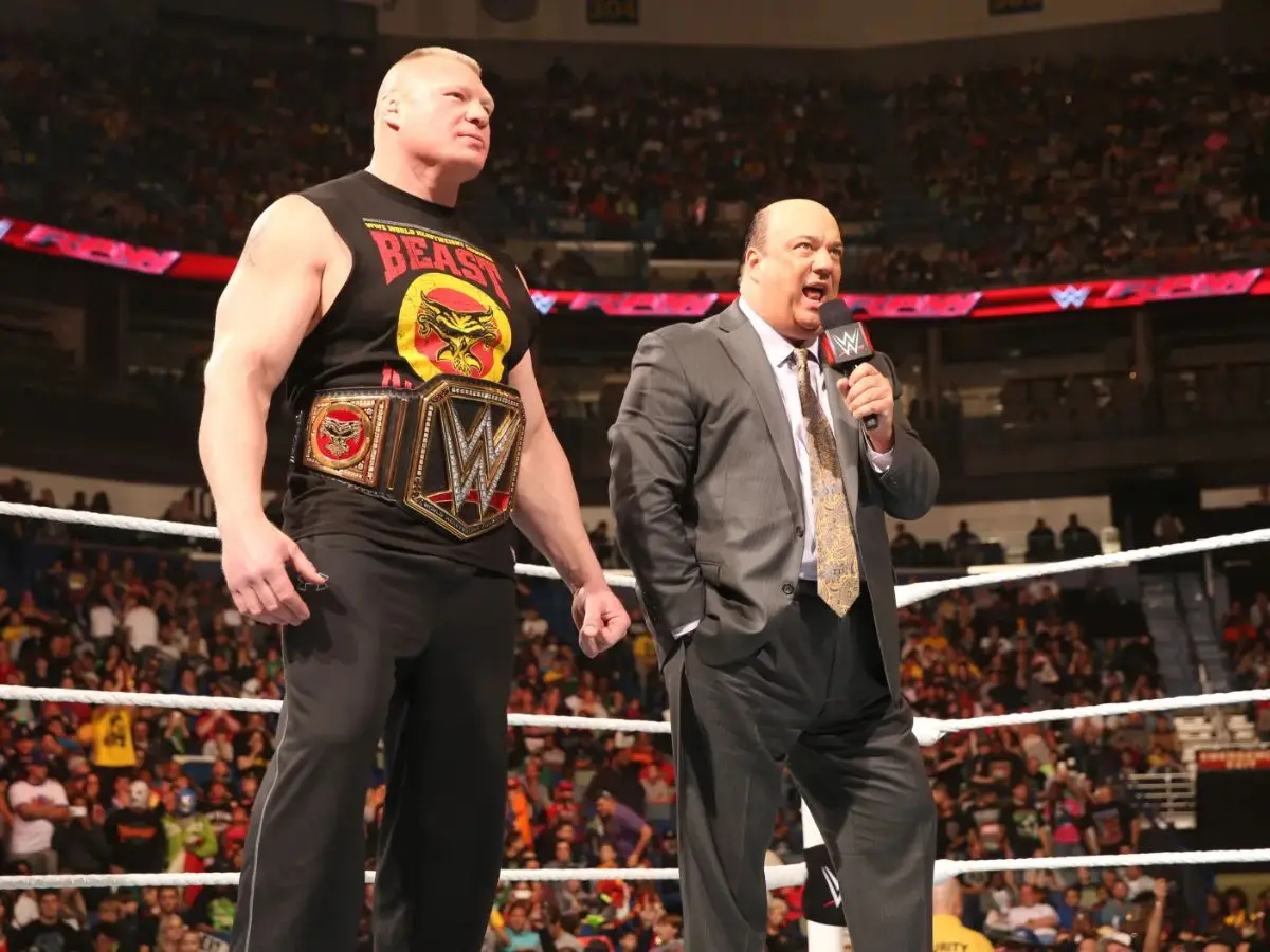 Brock Lesnar and Paul Heyman