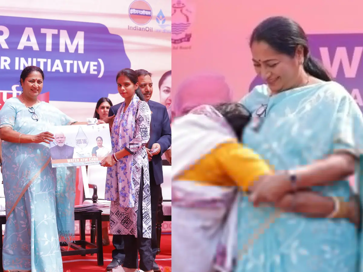 Delhi CM Rekha Gupta inaugurates new water ATMs in Shalimar Bagh, distributes cards to residents Delhi CM Rekha Gupta inaugurates new water ATMs in Shalimar Bagh, distributes cards to residents