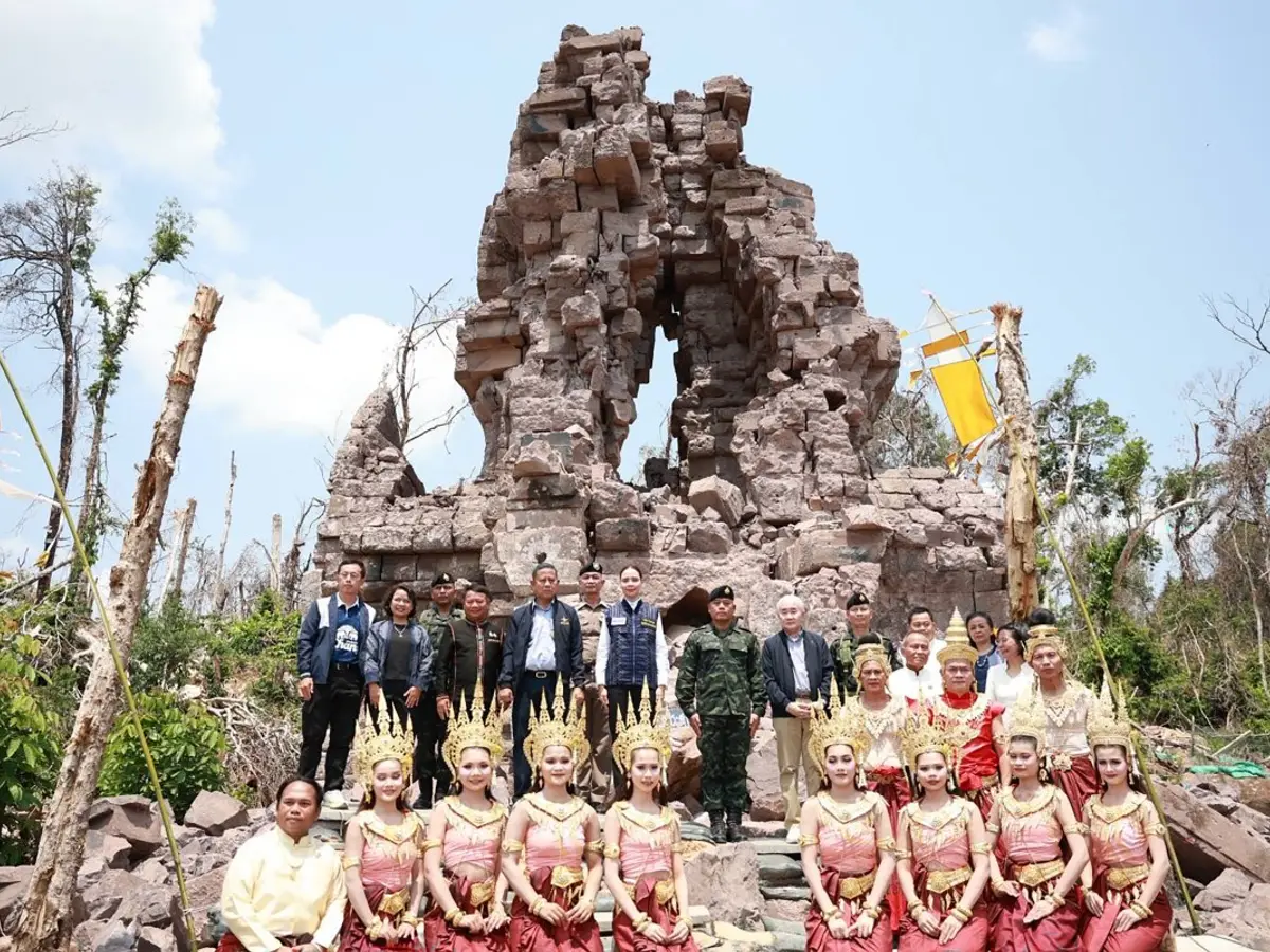 Tensions reignite as Thailand holds ceremony at disputed temple near Cambodia border