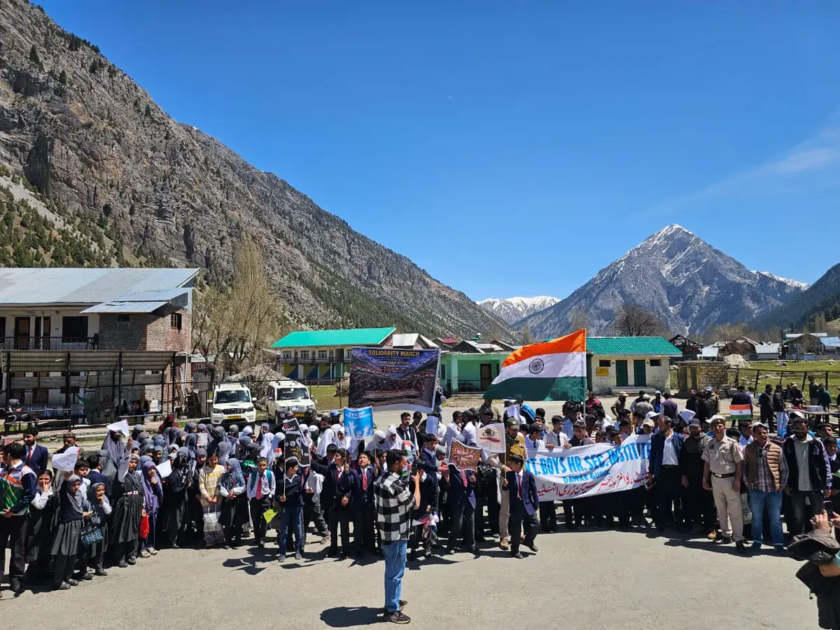 Kashmiris rally for peace on Pahalgam attack anniversary in Gurez and Karnah