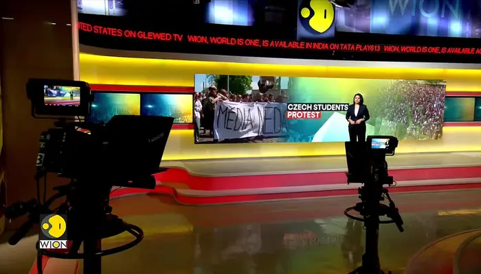 Students Take to the Streets in the Czech Republic Over Govt's Media Overhaul Plan