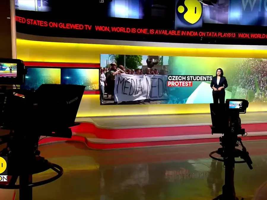 Students Take to the Streets in the Czech Republic Over Govt's Media Overhaul Plan