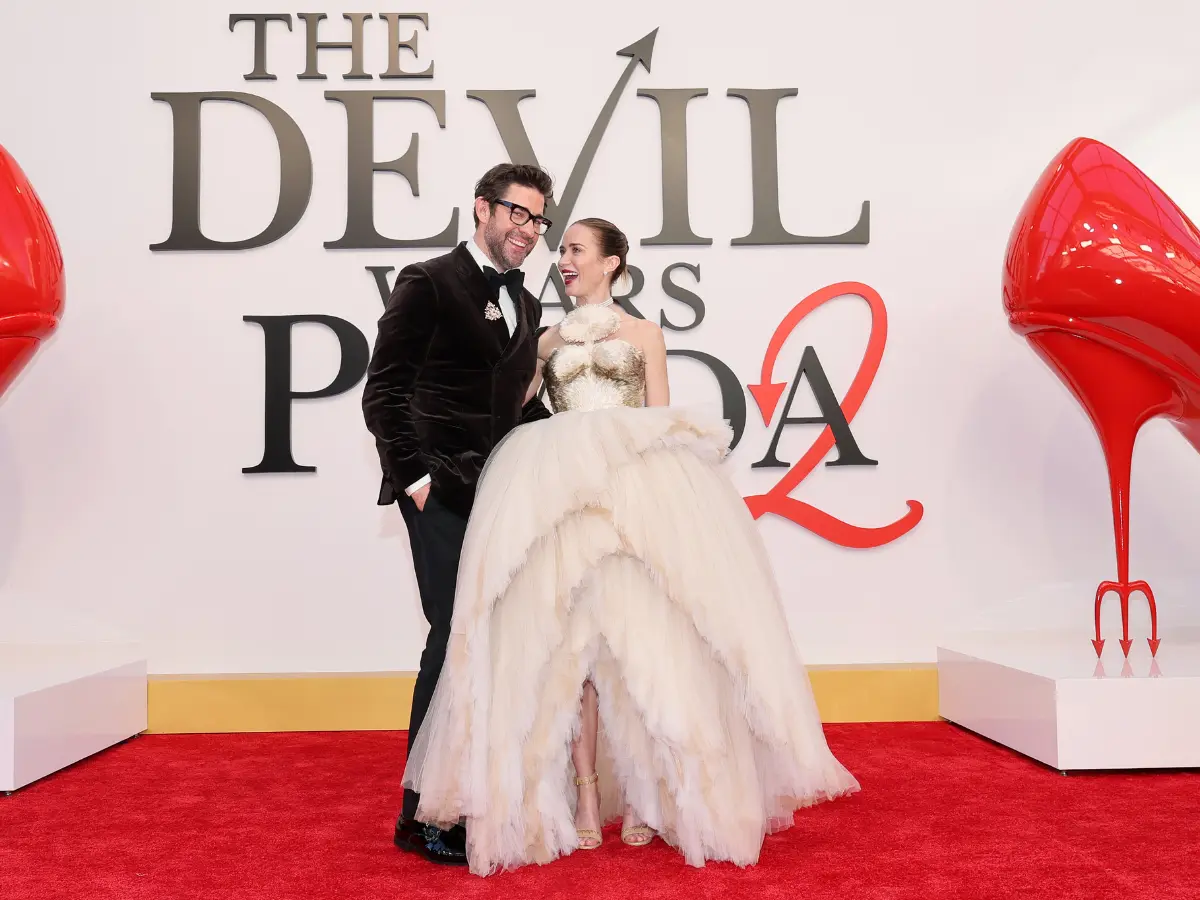 John Krasinski is all of us! Actor has watched wife Emily Blunt's The Devil Wears Prada more than 70 times