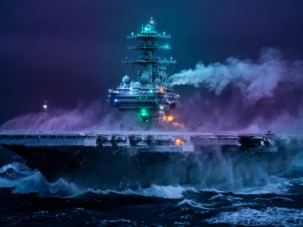 ‘30-knot wind chills’: How cold does the USS Abraham Lincoln get at night?