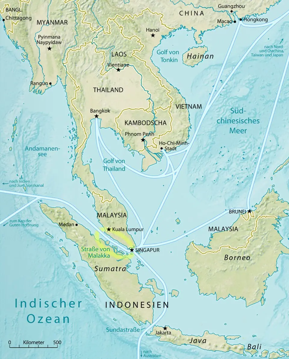 Geography of a strategic bottleneck
