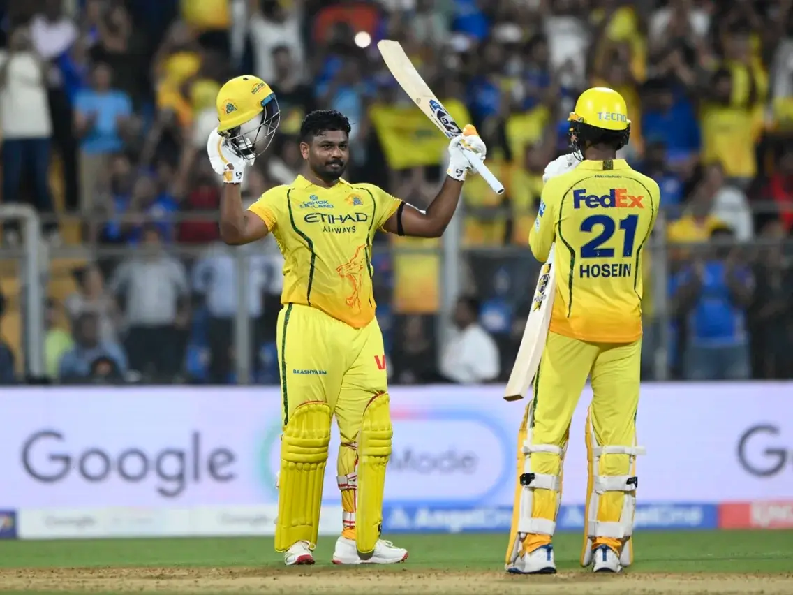 IPL 2026 | 'Feels great to score a century': Sanju Samson after CSK’s 103-run win over MI IPL 2026 | 'Feels great to score a century': Sanju Samson after CSK’s 103-run win over MI