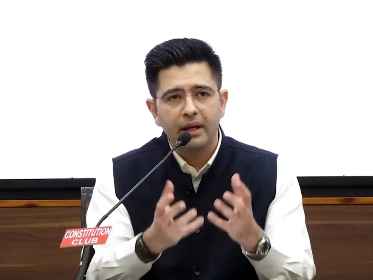 Raghav Chadha, 2 other MPs quit Aam Aadmi Party, announce split with 2/3rd MPs to join BJP