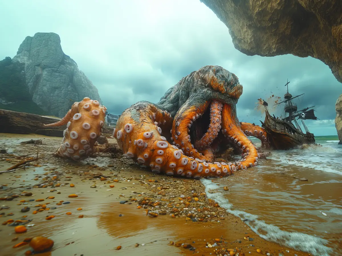 Scientists discover 62-foot 'dinosaur-eating' octopus that ruled the seas 100 million years ago Scientists discover 62-foot 'dinosaur-eating' octopus that ruled the seas 100 million years ago