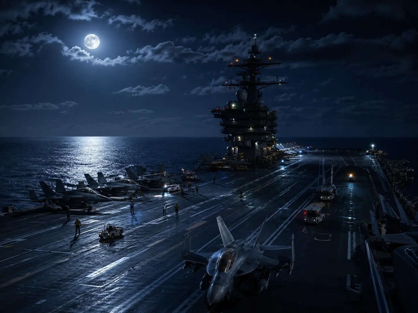 'EMCON Dark': When the USS Abraham Lincoln completely shuts off its lights
