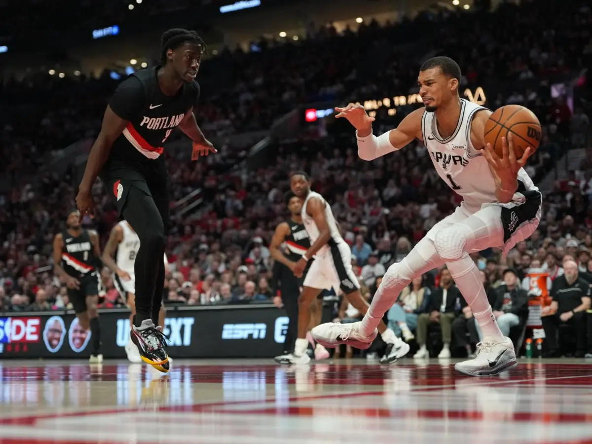 NBA: Wembanyama returns as Spurs take 3-1 lead against Trail Blazers in come-from-behind win