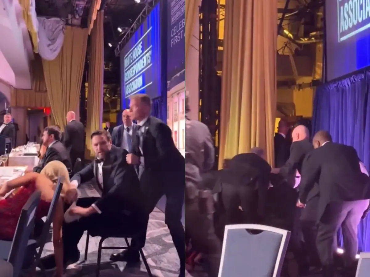 ‘What happened is...’: Trump’s absurd excuse for being evacuated after Vance during White House Correspondents’ Dinner shooting