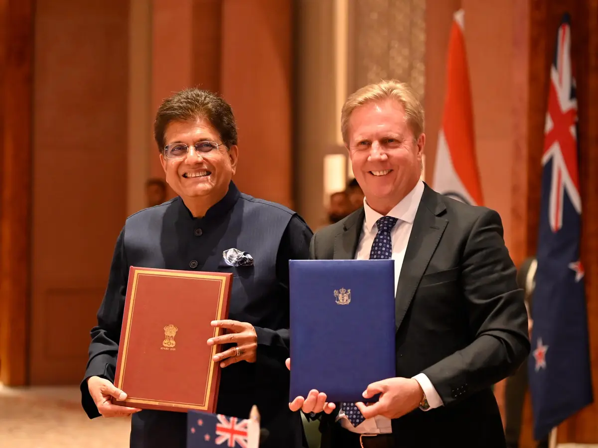 India–New Zealand sign ‘historic’ FTA: $20 bn investment, trade and mobility to expand