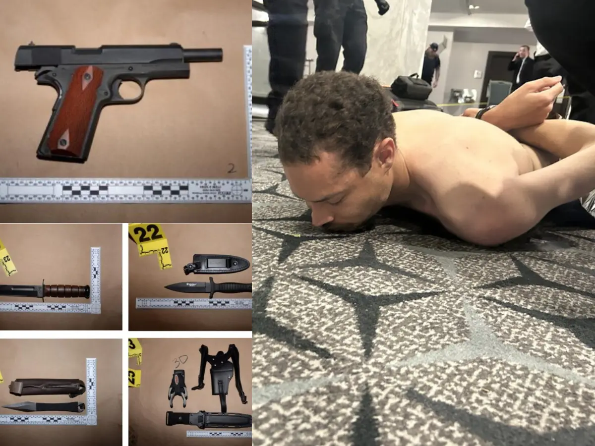 'Friendly Federal Assassin' Allen was carrying THESE weapons when he tried to assassinate Trump at WHCD