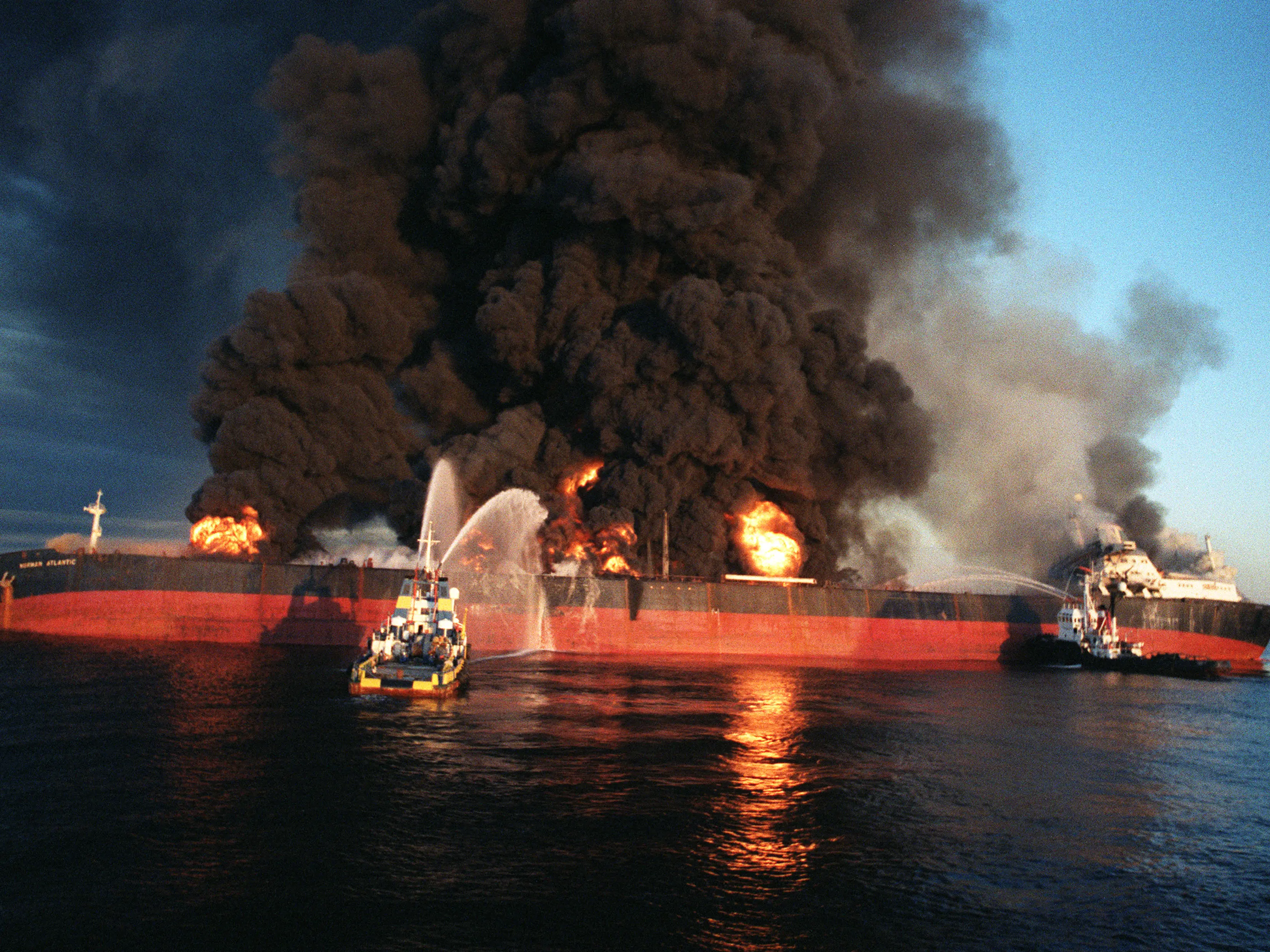 Two crew missing after fire erupts in tanker engine room along Oman coast Two crew missing after fire erupts in tanker engine room along Oman coast