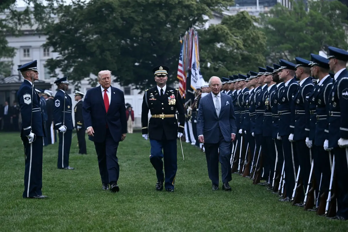 'My mother had a crush on you': Trump’s lighthearted welcome to King Charles III