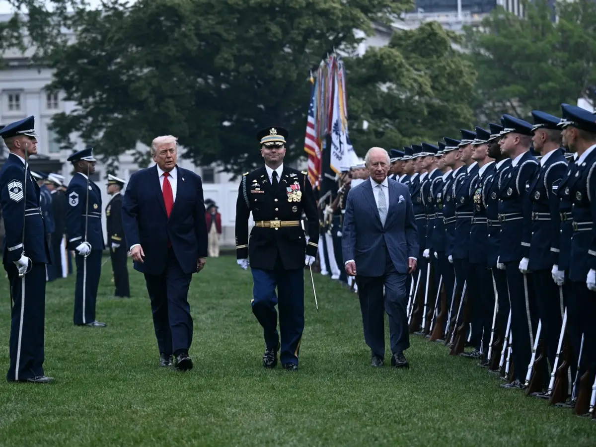 'My mother had a crush on you': Trump’s lighthearted welcome to King Charles III