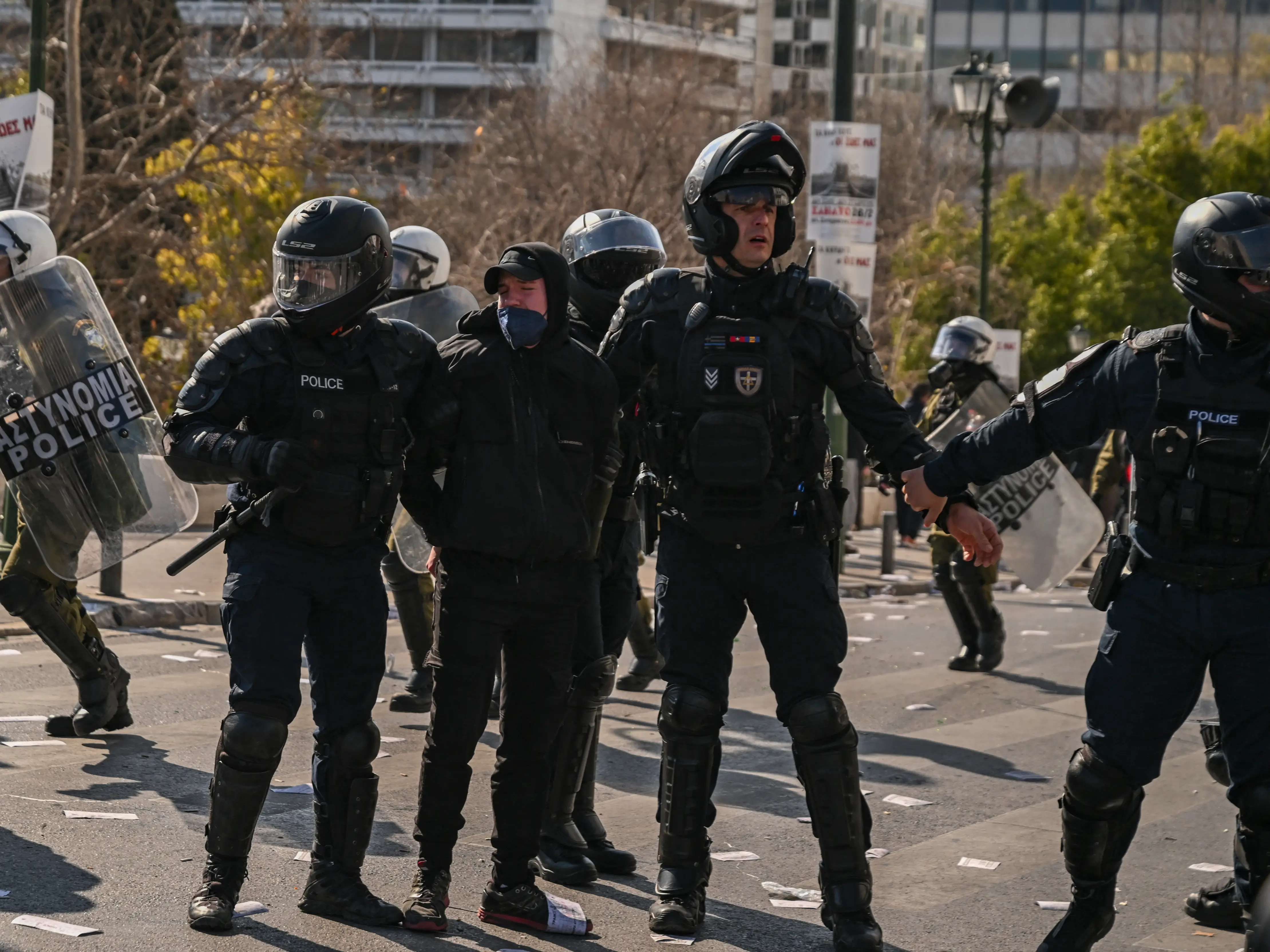 Athens shootings: 89-year-old gunman arrested after office, court attacks Athens shootings: 89-year-old gunman arrested after office, court attacks