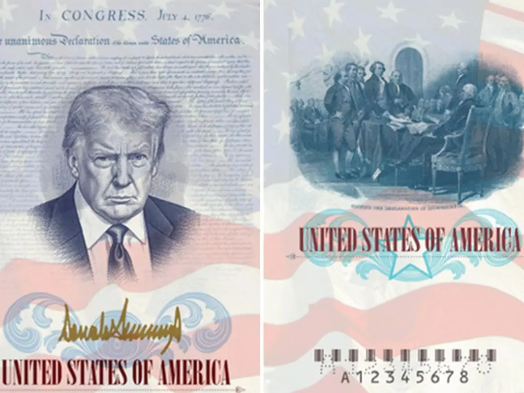 Donald Trump's image to appear in limited-edition US passports to mark America's 250th Anniversary Donald Trump's image to appear in limited-edition US passports to mark America's 250th Anniversary