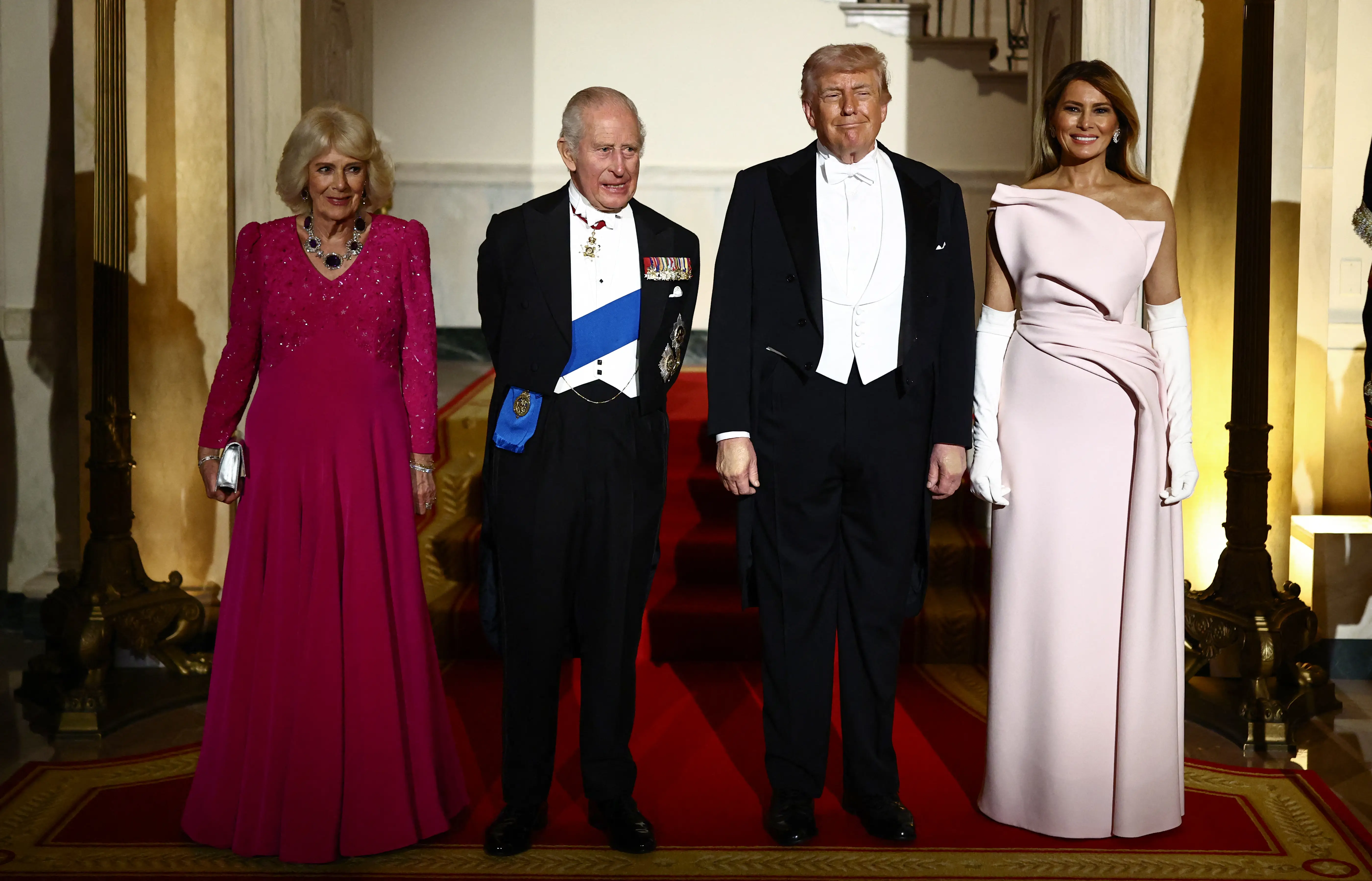 King Charles and Queen Camilla arrive at White House for state dinner: What's on the menu?
