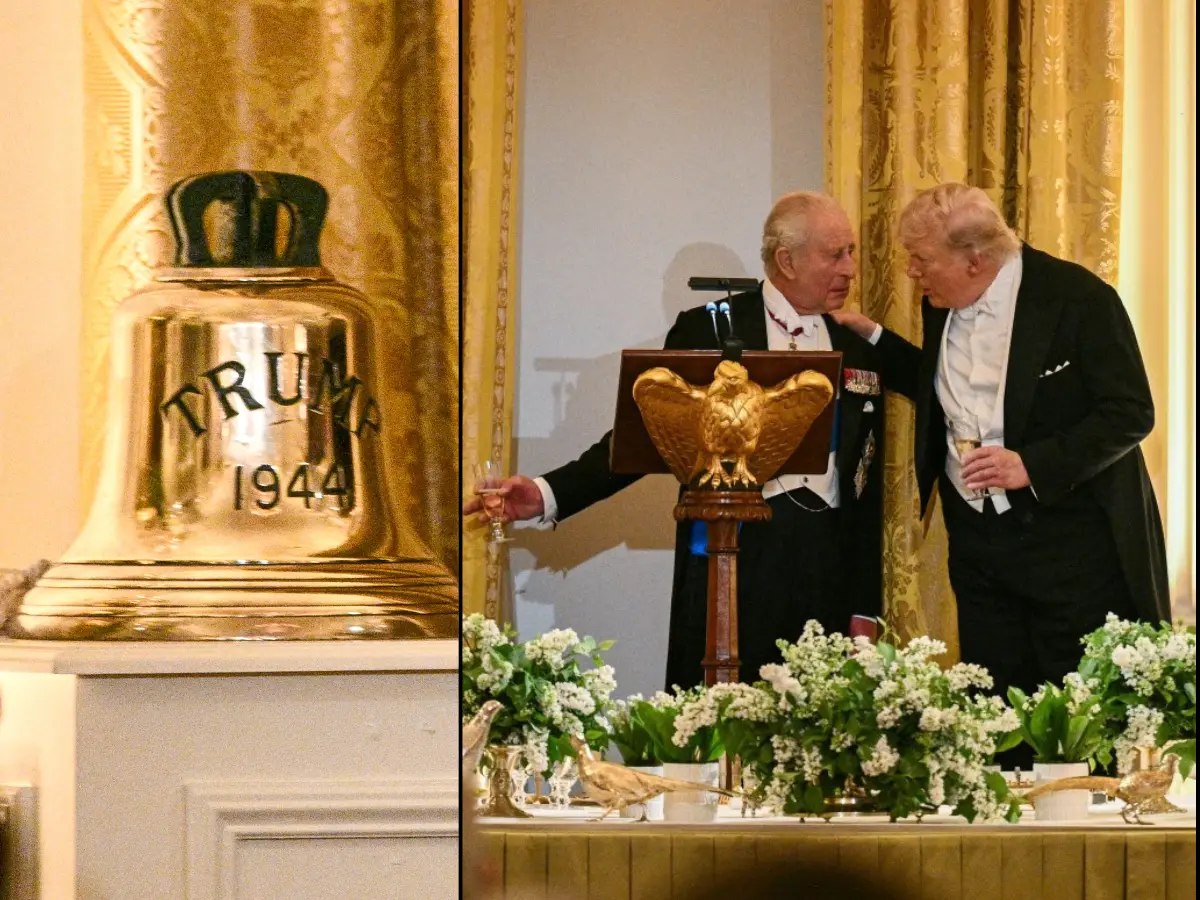 'HMS Trump' for Donald Trump: What King Charles' WWII-era bell gift means