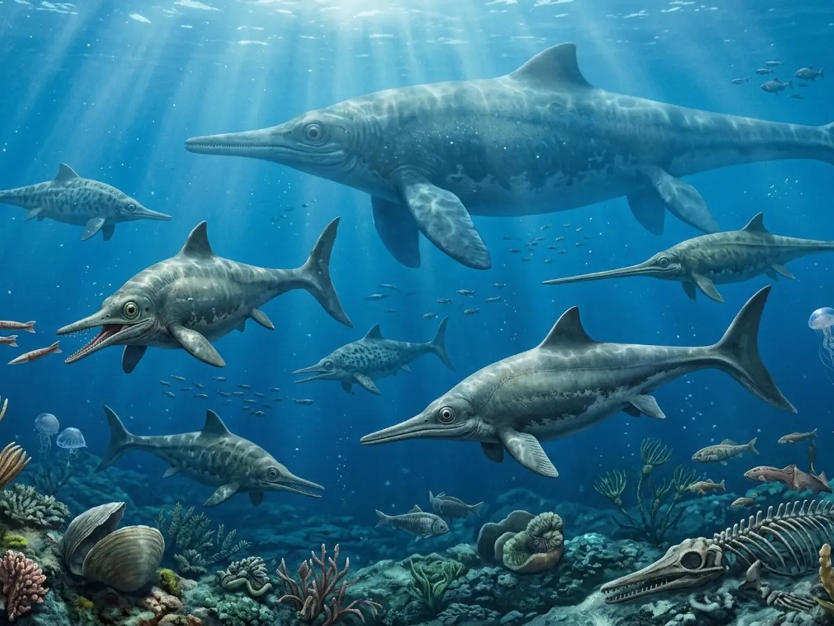 Jurassic lesson in survival: 180-million-year-old sea predator with 100 teeth gobbled stones to stay alive