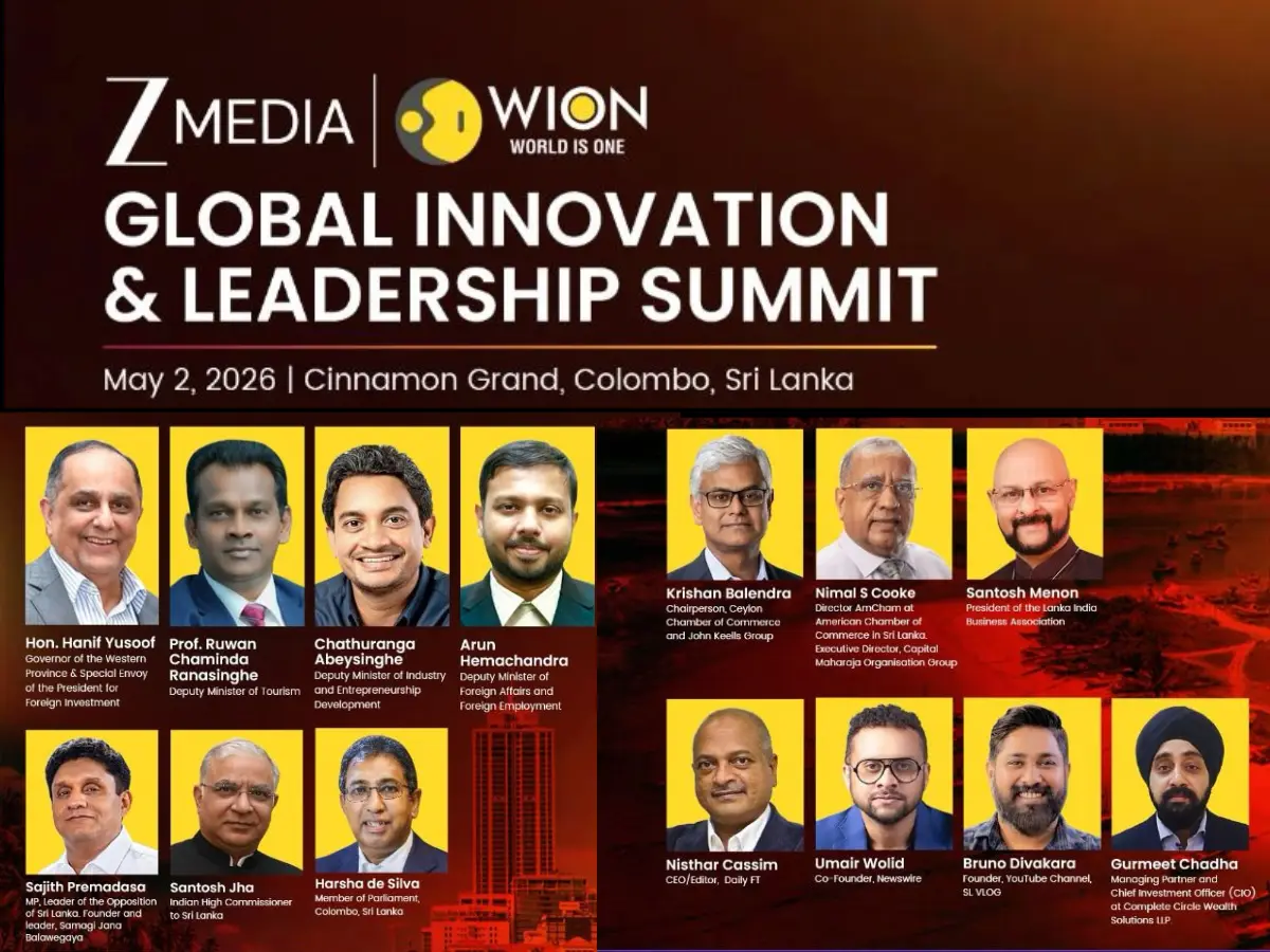 Zee WION Global Innovation & Leadership Summit in Colombo, Sri Lanka on 2nd May