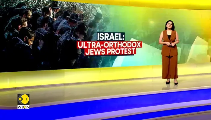 Israel’s Ultra-Orthodox Jews Protest Against Mandatory Military Service