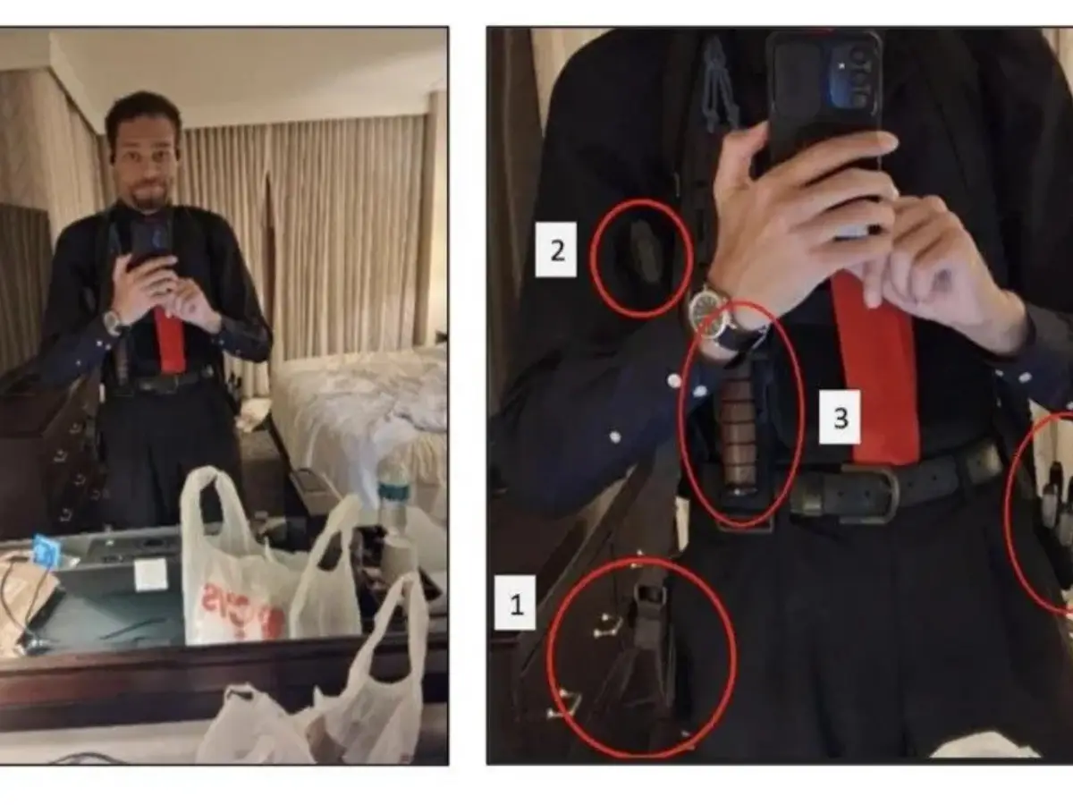 New photos show White House Correspondents' Dinner shooting suspect taking selfie with weapons before attack