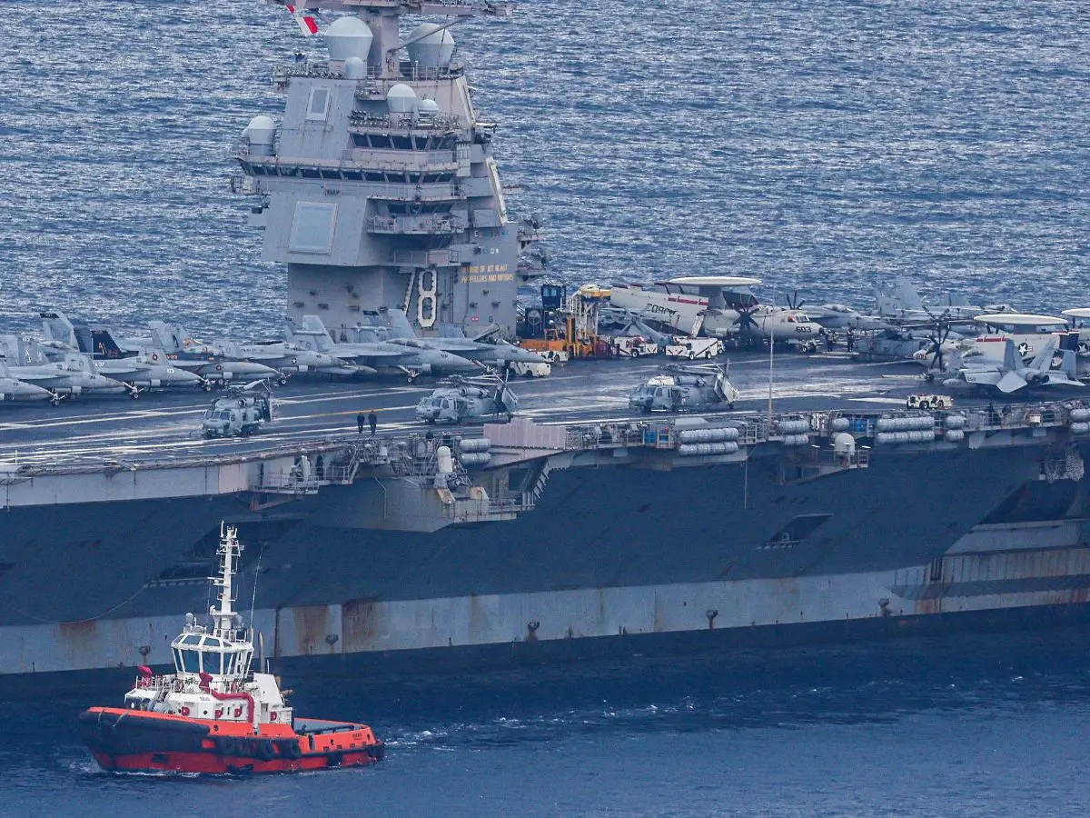 USS Gerald R. Ford’s 300+ day deployment nearing end: Which US warship holds the longest record?