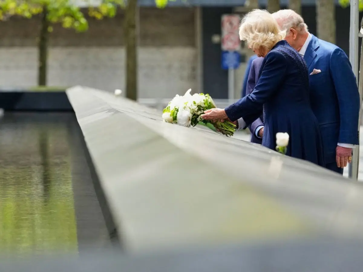 King Charles visits 9/11 memorial, leaves handwritten note of ‘enduring solidarity’
