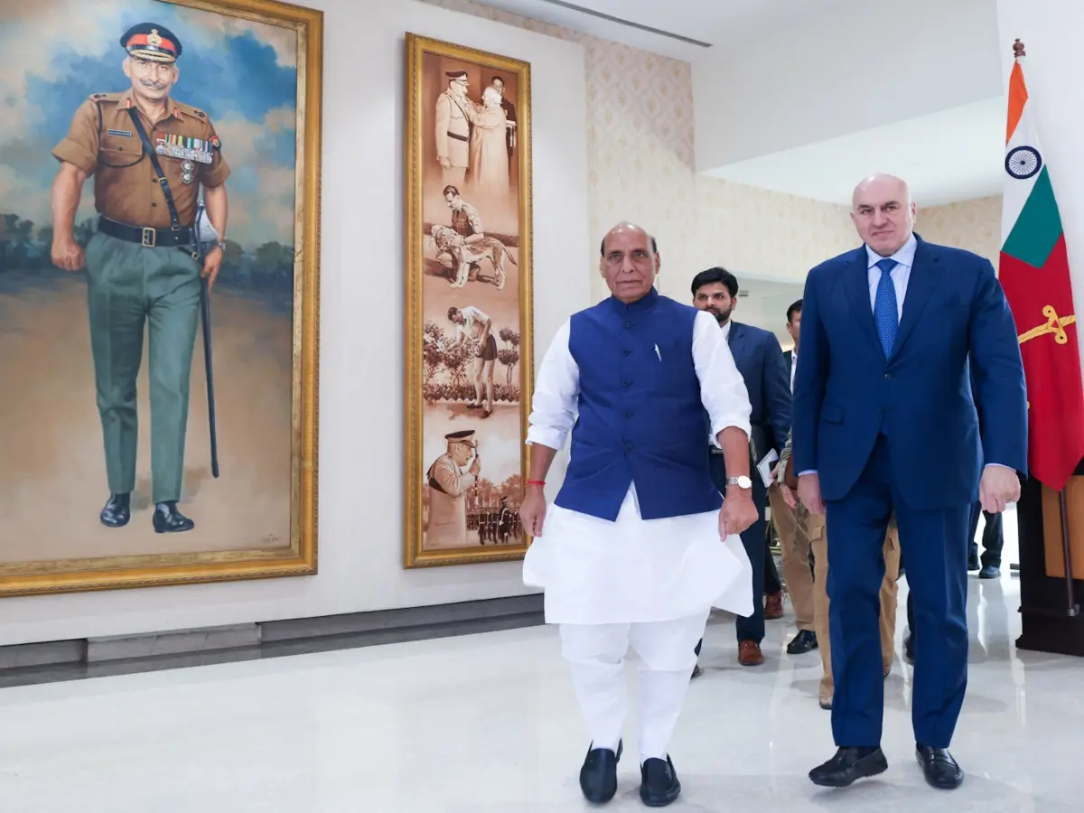 Do not share defence tech with Pakistan: Defence Minister Rajnath Singh tells Italy