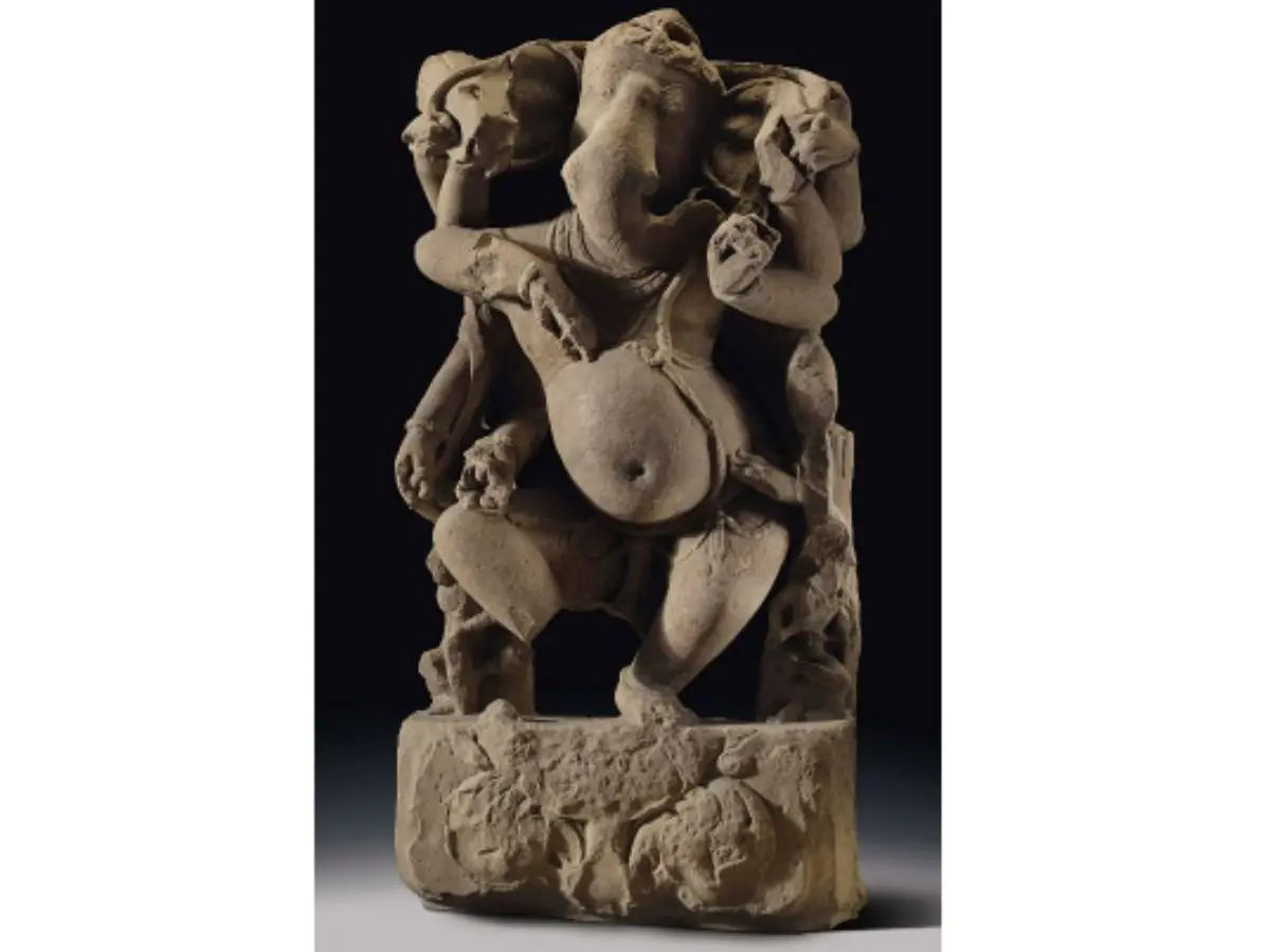 Dancing figure of Ganesha