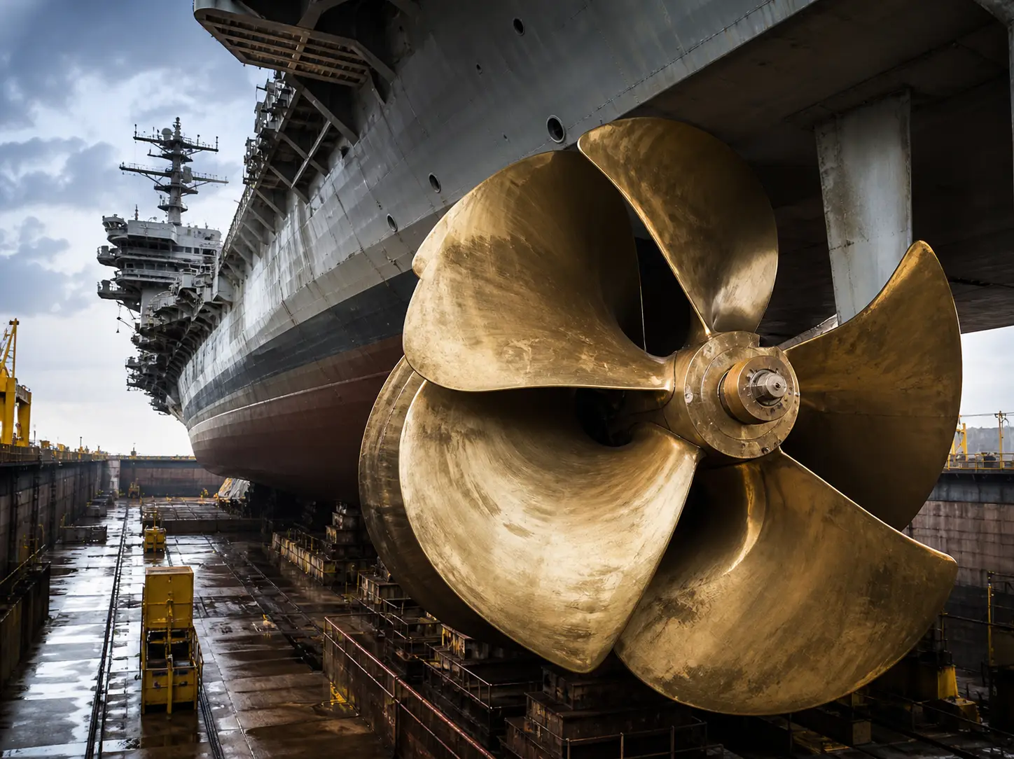 'Brass Props': Why the USS Abraham Lincoln still uses massive 30-ton screws