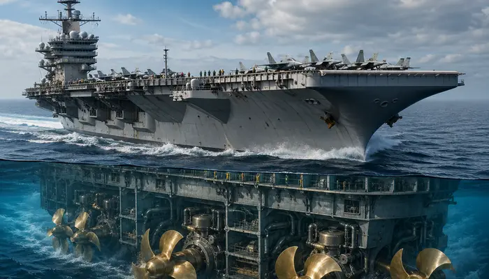 'Brass Screws': How the USS Abraham Lincoln pushes 100,000 tons