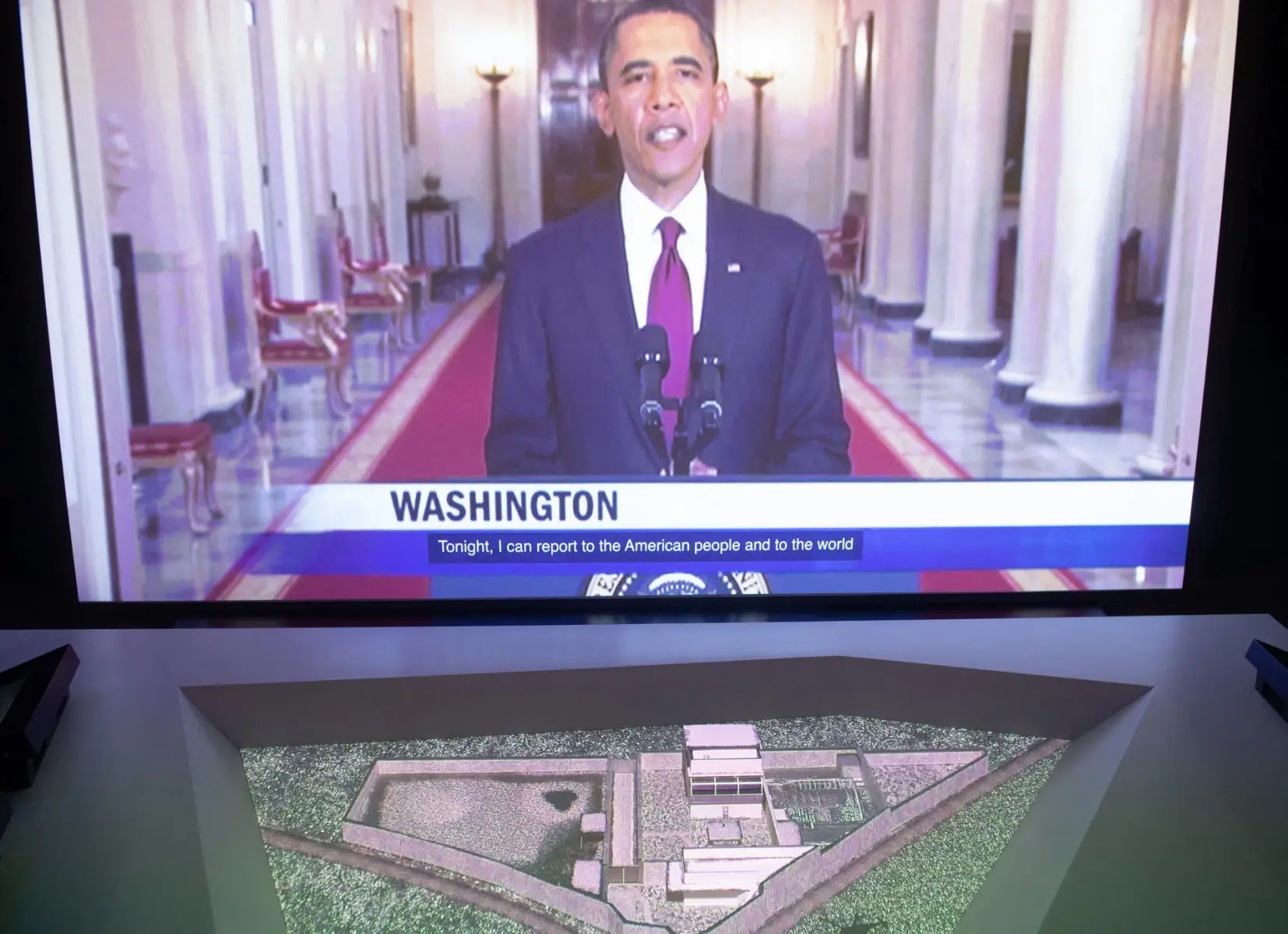The situation room watches
